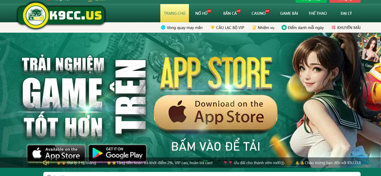 Trải nghiệm cược trên mobile tại Nhà cái K9CC